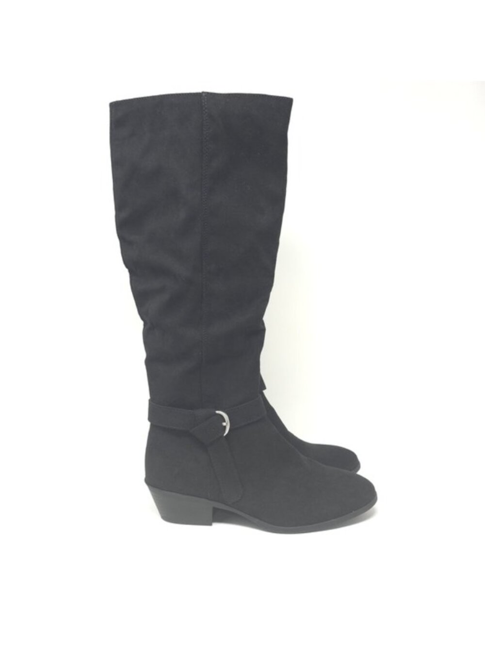 Style & Co Boots Omahaf Black Faux Suede Knee High Size 6M - Picture 3 of 13